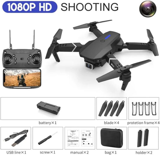 Drone 2 Cámaras HD – Potencia y Precisión en el Aire