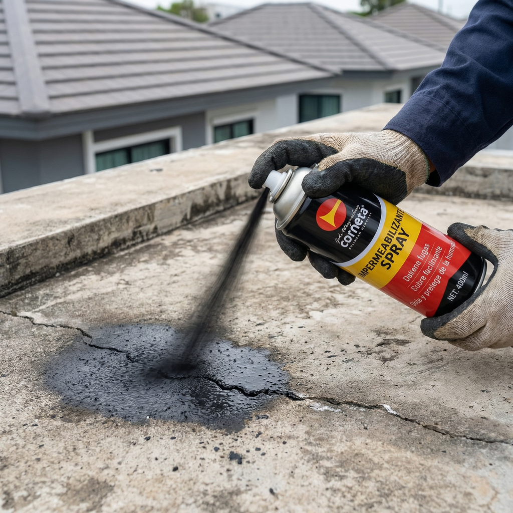 Impermeabilizante Spray Cor Negro