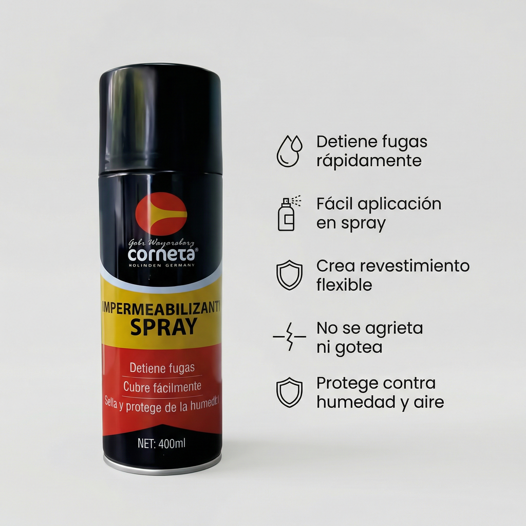 Impermeabilizante Spray Cor Negro